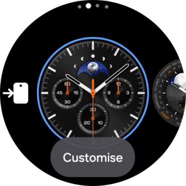 Slide your finger left on the screen.