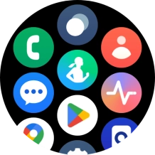 Press the contacts icon.