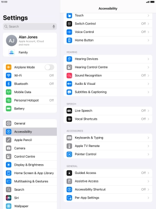 Press the required category below 