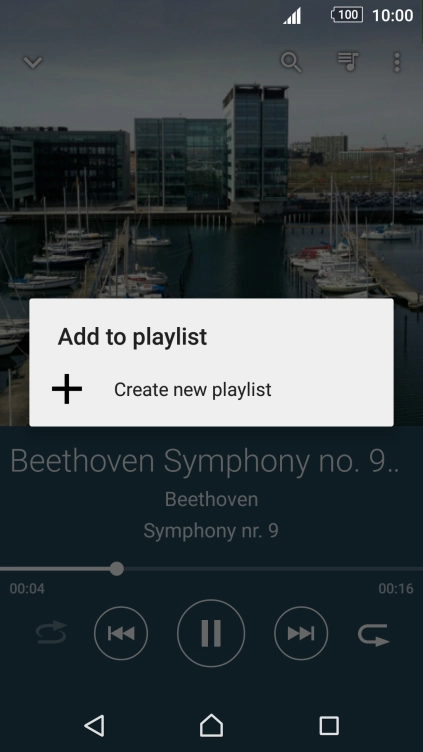 Press Create new playlist.