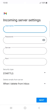 Press the field below 