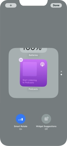 Press Smart Rotate to turn the function on or off.