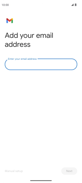 Press the field below 