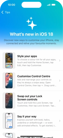 Slide your finger upwards starting from the bottom of the screen to return to the home screen.