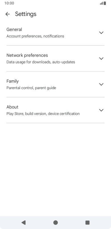 Press Network preferences.
