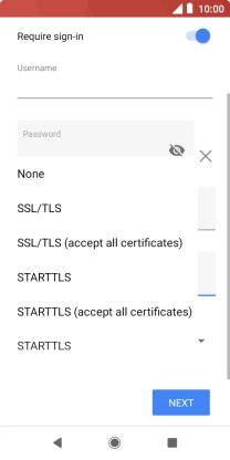 Press None to turn off the function.