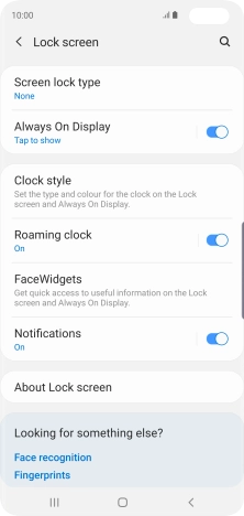 Press the Home key to return to the home screen.