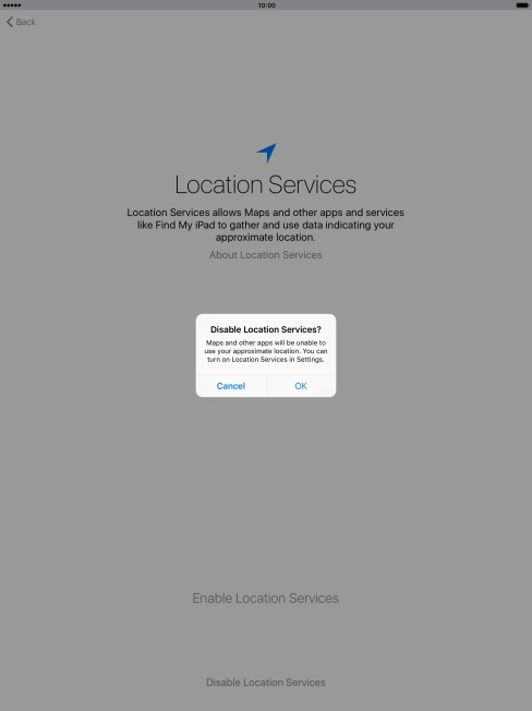 If you turn off the function, press OK.