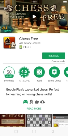 Press INSTALL and follow the instructions on the screen to install the app.