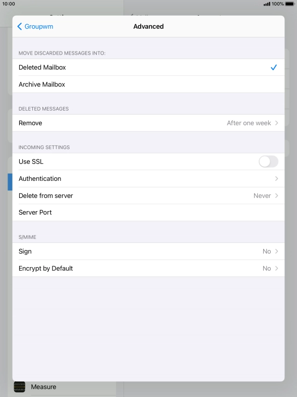Press Authentication.