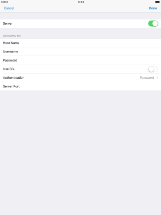 Press Authentication to turn off the function.