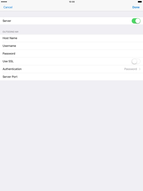 Press Authentication to turn off the function.