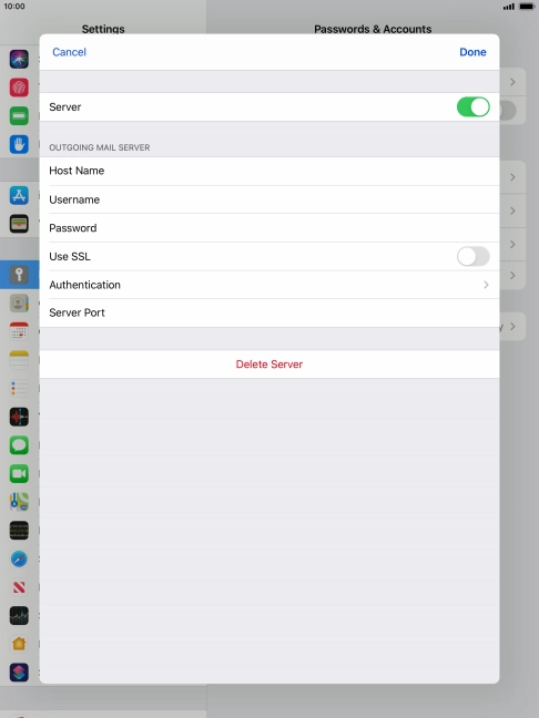 Press Authentication.