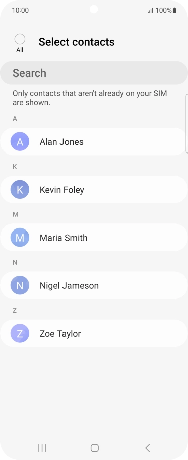 Press the field above 