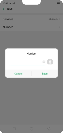 Key in +61414121121 and press Save.