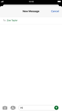 Press the send icon.