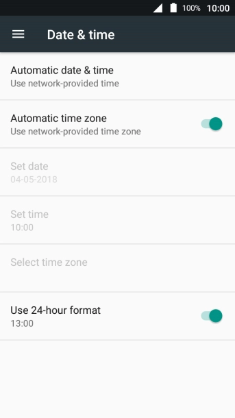 Press the Home key to return to the home screen.