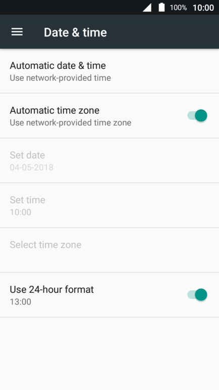 Press the Home key to return to the home screen.