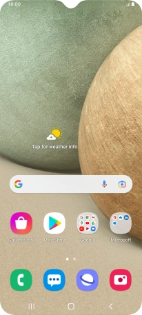 Slide two fingers downwards starting from the top of the screen.