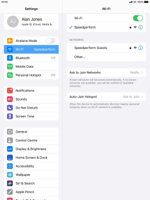 Press the Home key to return to the home screen.