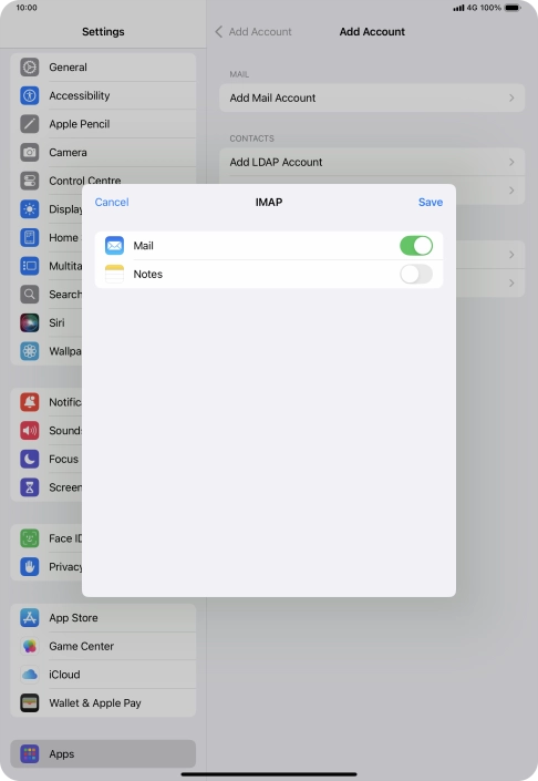 Press Save. Your email account has now been set up. To select more settings for incoming and outgoing server, proceed with the following steps.