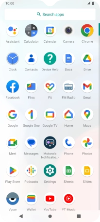 Press Photos and go to the required folder.