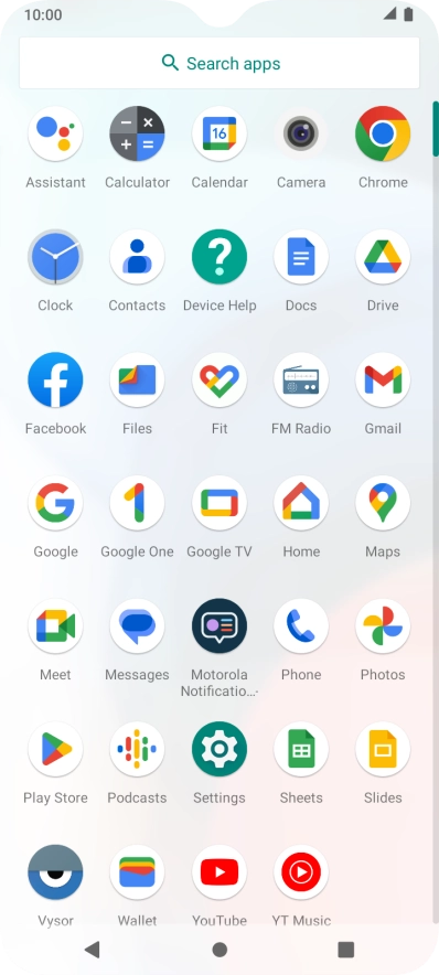 Press Photos and go to the required folder.
