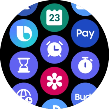 Press the Bixby icon.