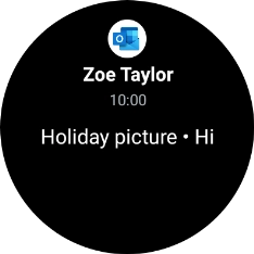 Press the required notification to open it.