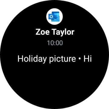 Press the required notification to open it.