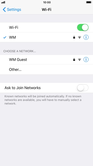 Press the Home key to return to the home screen.