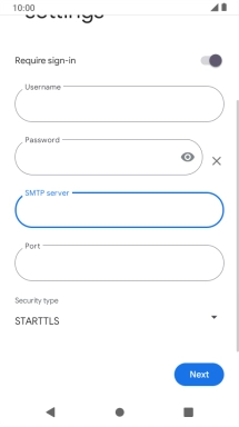 Press the field below 
