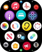 Press the music player icon.