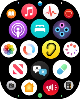 Press the music player icon.