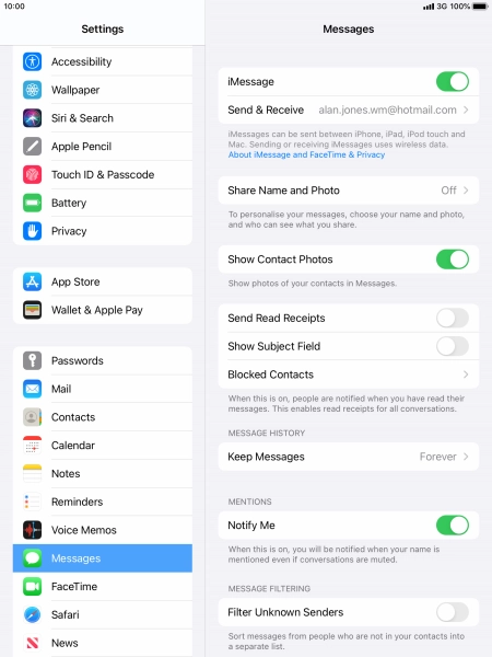 Press the Home key to return to the home screen.