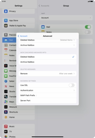 Press Authentication.