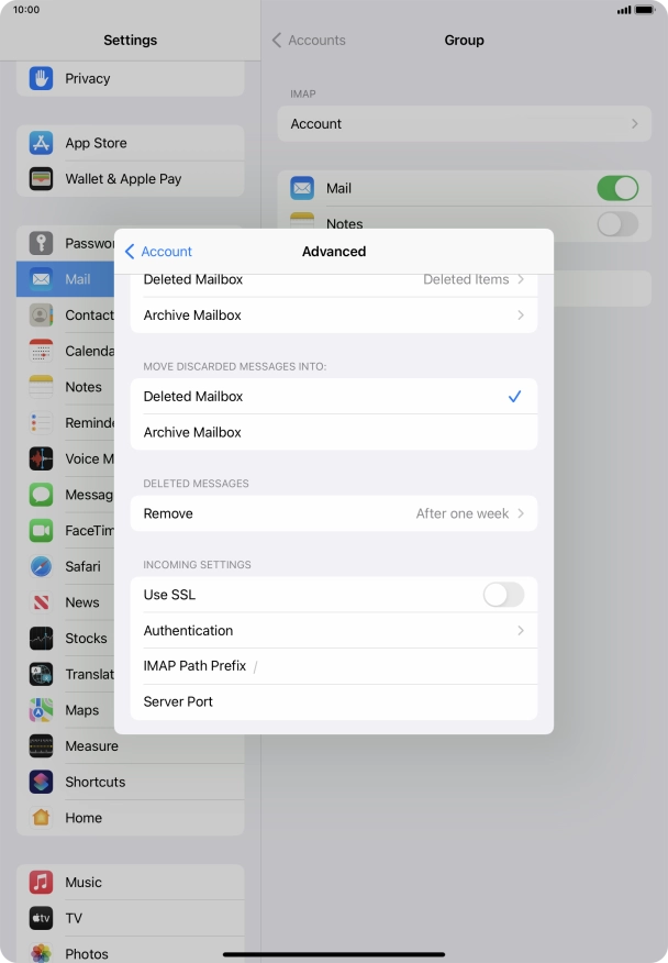 Press Authentication.
