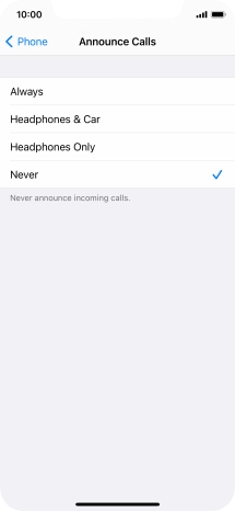 Press Always to turn on the function when silent mode is turned off.