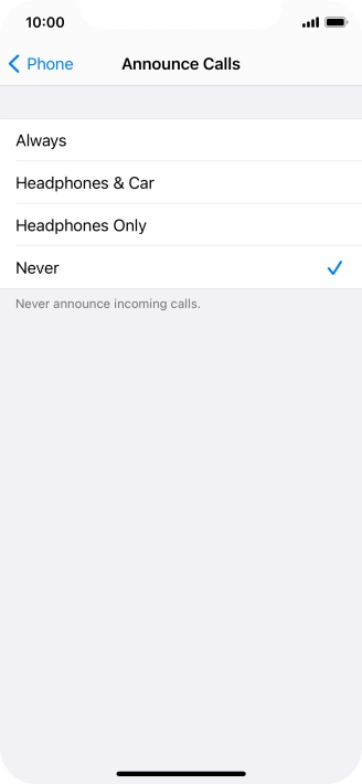 Press Always to turn on the function when silent mode is turned off.