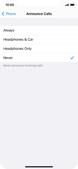 Press Always to turn on the function when silent mode is turned off.