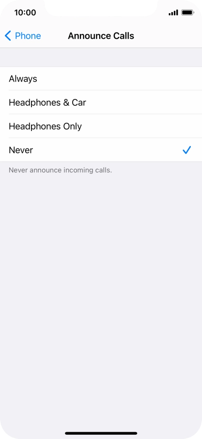 Press Always to turn on the function when silent mode is turned off.