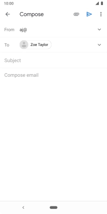 Press Subject and key in the required subject.