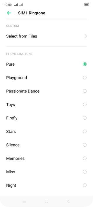 Press Select from Files.