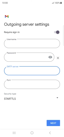 Press the field below 