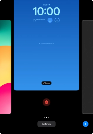 Press the delete icon.
