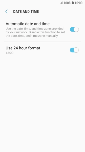 Press the Home key to return to the home screen.