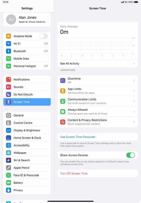 Press See All Activity.