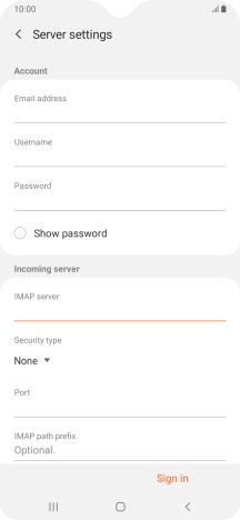 Press the drop down list below 