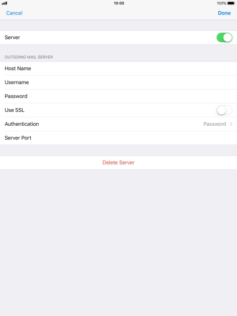 Press Authentication.