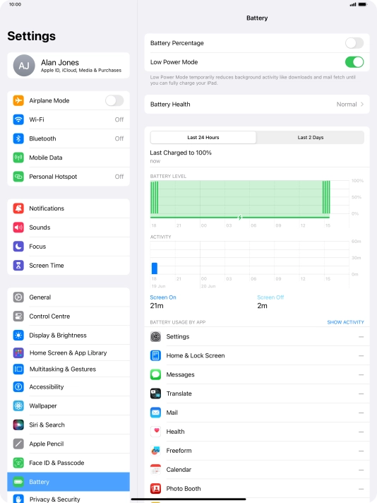 Slide your finger upwards starting from the bottom of the screen to return to the home screen.